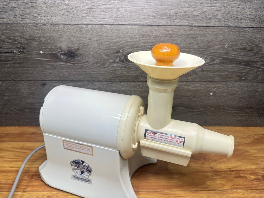 VTG Champion Juicer 1/3 HP Heavy Duty Motor Model G5-NG-853S ~tested Working
